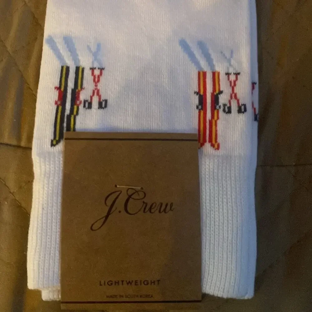 J. Crew ski break socks